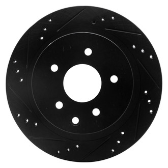 DFC® - Premium Drilled and Slotted Rear Driver Side Brake Rotor