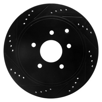 DFC® - Premium Drilled and Slotted Rear Driver Side Brake Rotor