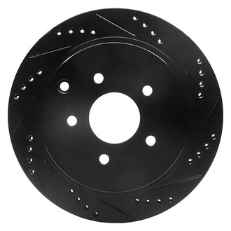 DFC® - Premium Drilled and Slotted Rear Passenger Side Brake Rotor