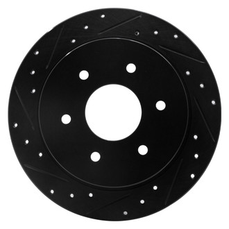 DFC® - Premium Drilled and Slotted Rear Driver Side Brake Rotor