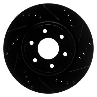 DFC® - Premium Drilled and Slotted Front Passenger Side Brake Rotor
