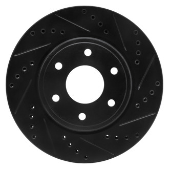 DFC® - Premium Drilled and Slotted Front Passenger Side Brake Rotor