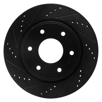 DFC® - Premium Drilled and Slotted Front Driver Side Brake Rotor