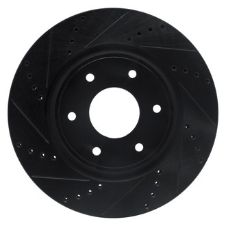 DFC® - Premium Drilled and Slotted Front Driver Side Brake Rotor