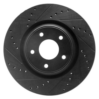 DFC® - Premium Drilled and Slotted Front Driver Side Brake Rotor