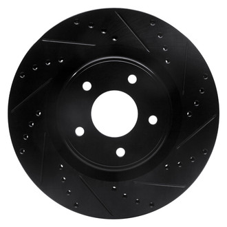 DFC® - Premium Drilled and Slotted Front Passenger Side Brake Rotor