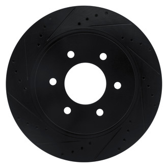 DFC® - Premium Drilled and Slotted Front Driver Side Brake Rotor