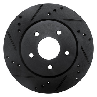 DFC® - Premium Drilled and Slotted Rear Driver Side Brake Rotor