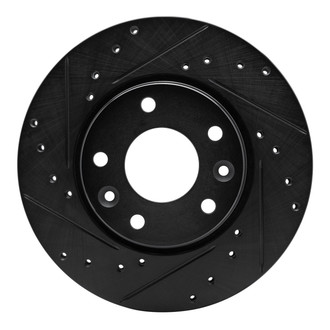 DFC® - Premium Drilled and Slotted Front Driver Side Brake Rotor
