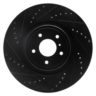 DFC® - Premium Drilled and Slotted Front Driver Side Brake Rotor