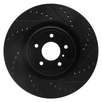 DFC® - Premium Drilled and Slotted Front Passenger Side Brake Rotor