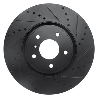 DFC® - Premium Drilled and Slotted Front Passenger Side Brake Rotor