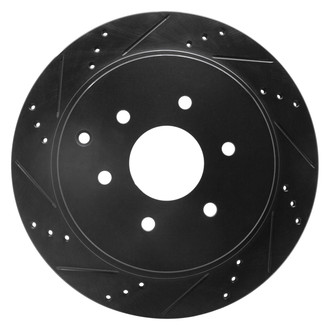 DFC® - Premium Drilled and Slotted Rear Driver Side Brake Rotor