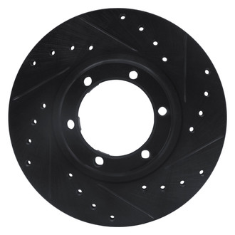 DFC® - Premium Drilled and Slotted Front Passenger Side Brake Rotor