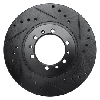 DFC® - Premium Drilled and Slotted Front Passenger Side Brake Rotor