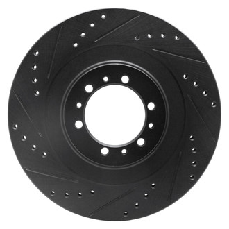 DFC® - Premium Drilled and Slotted Front Driver Side Brake Rotor