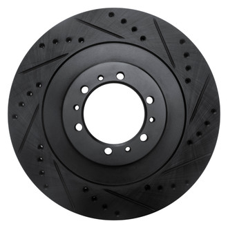 DFC® - Premium Drilled and Slotted Front Passenger Side Brake Rotor