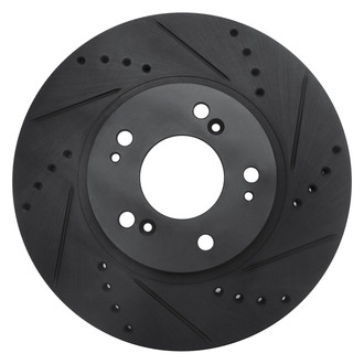DFC® - Premium Drilled and Slotted Front Passenger Side Brake Rotor
