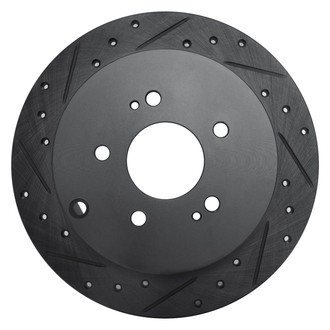 DFC® - Premium Drilled and Slotted Rear Driver Side Brake Rotor