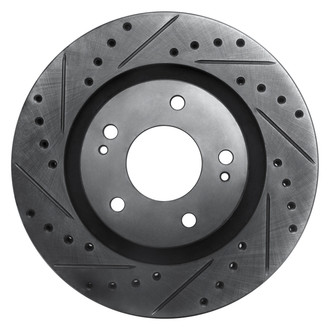 DFC® - Premium Drilled and Slotted Front Driver Side Brake Rotor