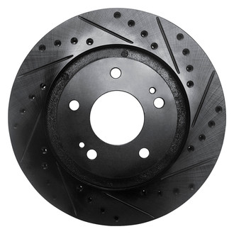 DFC® - Premium Drilled and Slotted Front Passenger Side Brake Rotor