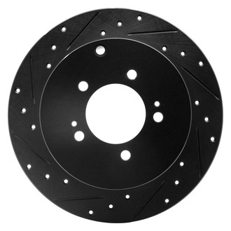 DFC® - Premium Drilled and Slotted Rear Driver Side Brake Rotor