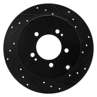 DFC® - Premium Drilled and Slotted Rear Passenger Side Brake Rotor