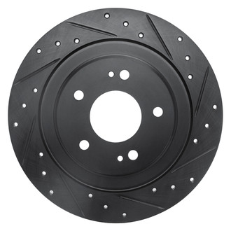 DFC® - Premium Drilled and Slotted Rear Passenger Side Brake Rotor