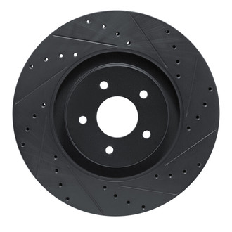 DFC® - Premium Drilled and Slotted Front Passenger Side Brake Rotor