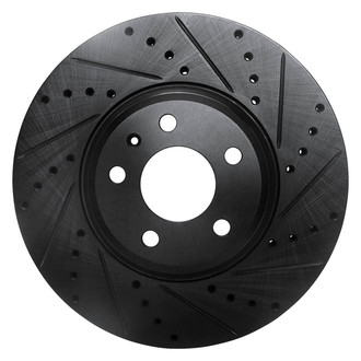 DFC® - Premium Drilled and Slotted Front Passenger Side Brake Rotor