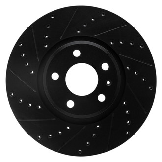 DFC® - Premium Drilled and Slotted Front Driver Side Brake Rotor