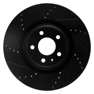 DFC® - Premium Drilled and Slotted Front Driver Side Brake Rotor