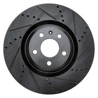 DFC® - Premium Drilled and Slotted Front Passenger Side Brake Rotor
