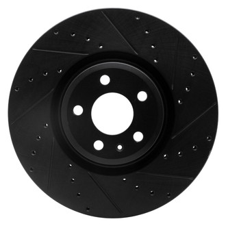 DFC® - Premium Drilled and Slotted Front Passenger Side Brake Rotor