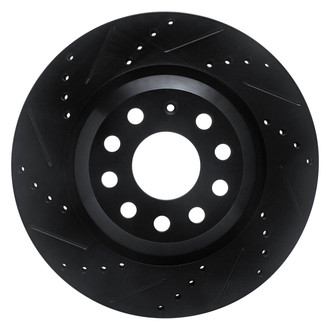 DFC® - Premium Drilled and Slotted Rear Driver Side Brake Rotor