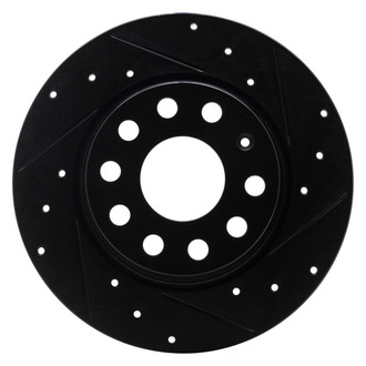 DFC® - Premium Drilled and Slotted Rear Passenger Side Brake Rotor