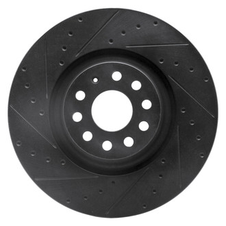 DFC® - Premium Drilled and Slotted Front Driver Side Brake Rotor