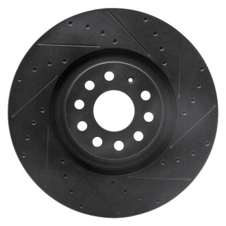 DFC® - Premium Drilled and Slotted Front Passenger Side Brake Rotor