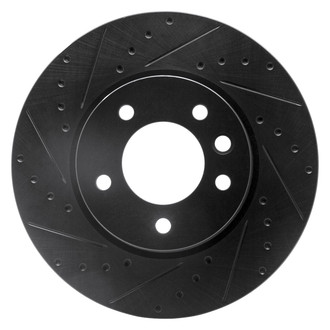 DFC® - Premium Drilled and Slotted Front Passenger Side Brake Rotor