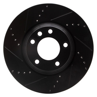 DFC® - Premium Drilled and Slotted Front Passenger Side Brake Rotor