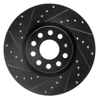 DFC® - Premium Drilled and Slotted Front Driver Side Brake Rotor