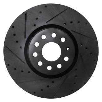 DFC® - Premium Drilled and Slotted Front Driver Side Brake Rotor