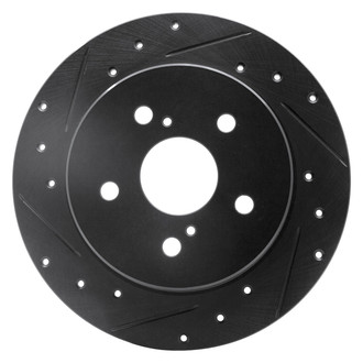 DFC® - Premium Drilled and Slotted Rear Driver Side Brake Rotor