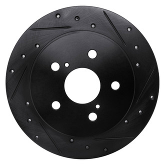 DFC® - Premium Drilled and Slotted Rear Passenger Side Brake Rotor
