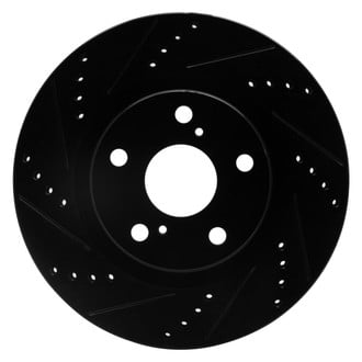 DFC® - Premium Drilled and Slotted Rear Driver Side Brake Rotor