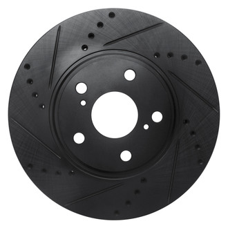 DFC® - Premium Drilled and Slotted Front Driver Side Brake Rotor