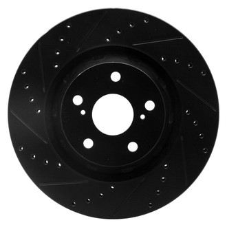 DFC® - Premium Drilled and Slotted Front Driver Side Brake Rotor