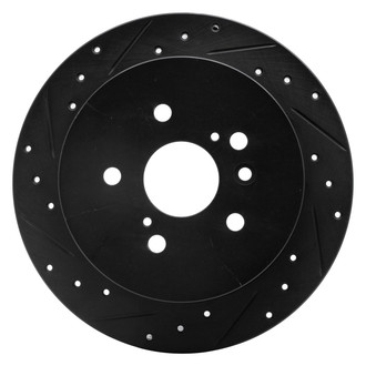 DFC® - Premium Drilled and Slotted Rear Driver Side Brake Rotor