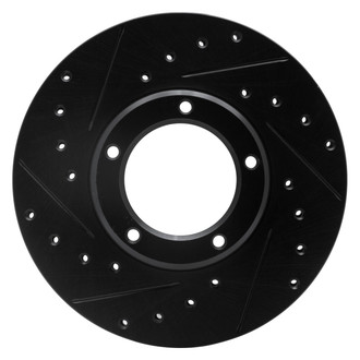 DFC® - Premium Drilled and Slotted Front Driver Side Brake Rotor