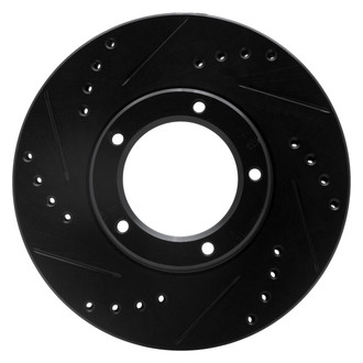 DFC® - Premium Drilled and Slotted Front Driver Side Brake Rotor
